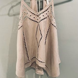 Blush Eyelet Top